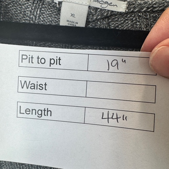 Halogen Wool Blend Sweater Dress Gray - Picture 5 of 9